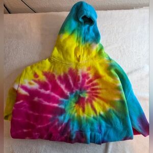 Junior BW Attire Pull Over Tye Dye Hoodie Size Large